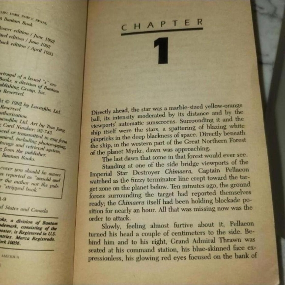 Star Wars: Volume 2: Dark Force Rising 1993 - Picture 3 of 4